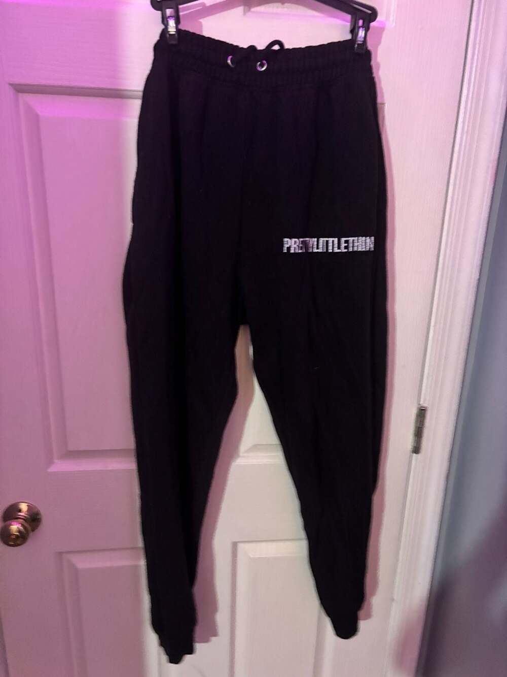 PrettyLittleThing Black Sweatpants Joggers Small